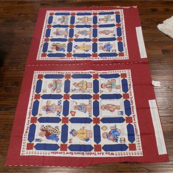 Lot of 3 Christmas Winter Fabric Panels Sewing Collections NEW - Picture 3 of 6